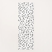 Speckle-Dalmatiner-Muster (schwarz/weiß) Yogamatte (Vorderseite)