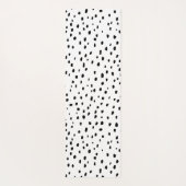 Speckle-Dalmatiner-Muster (schwarz/weiß) Yogamatte (Rückseite)