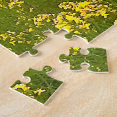 Speckle Park Rinder unter Regendusche, Sonnenunter Puzzle (Seite)