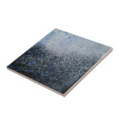 Speckled Black and Blue Ceramic Tile Fliese (Seite)