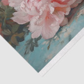 Speckled Chicken Pink Peonies Dekoupage Seidenpapier (Ausschnitt)