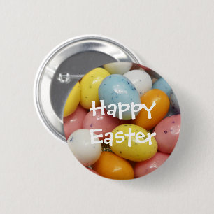 Speckled Colored Jelly Bean Ostereier Button