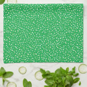 Speckled Green Kitchen Handtuch (Gefaltet)