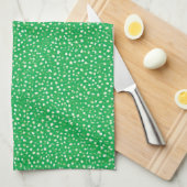 Speckled Green Kitchen Handtuch (Viertel Falte)