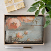 Speckled Hen Vibrant Orange Poppies Decoupage Seidenpapier (Geschenk)