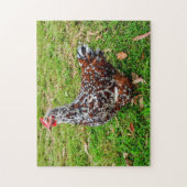 Speckled Sussex Calico Chicken Hen Puzzle (Vertikal)