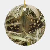 Speckled Wood Butterfly Ornament (Hinten)