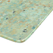Specklets Minze Green Stone Textur Schneidebrett (Ecke)