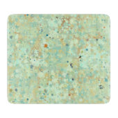 Specklets Minze Green Stone Textur Schneidebrett (Vorderseite)