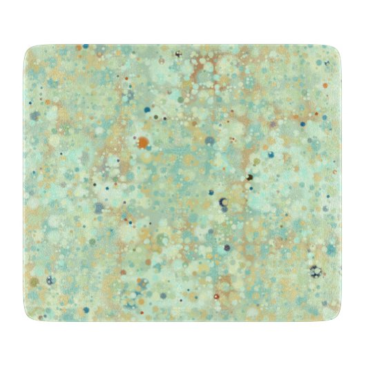 Specklets Minze Green Stone Textur Schneidebrett (Vorderseite)