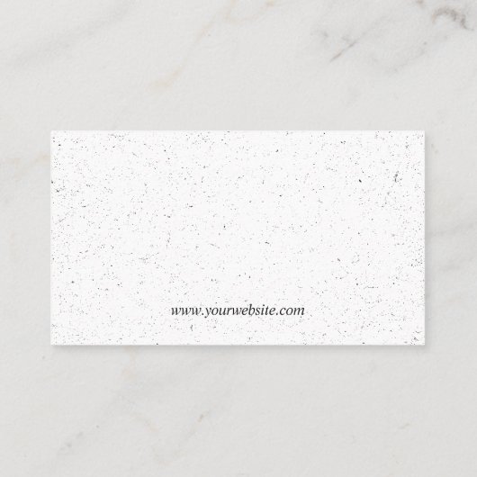 Speckling Texture Modern Salon Stylist Haarspray Visitenkarte (Rückseite)