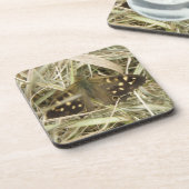 Speckling Wood Butterfly Cork Untersetzer (Linke Seite)