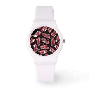 Speckstreifen-Muster Armbanduhr