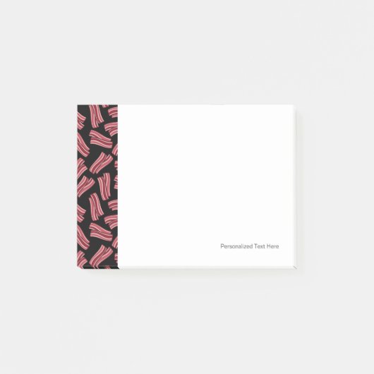 Speckstreifen-Muster Post-it Klebezettel (Vorderseite)