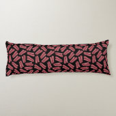 Speckstreifen-Muster Seitenschläferkissen (Rückseite)