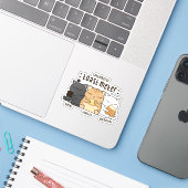 Specktoastmessgerät Aufkleber (Laptop mit iPhone)