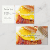 Speckwaffelsandwich Visitenkarte (Vorne/Hinten)