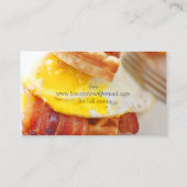 Speckwaffelsandwich Visitenkarte (Rückseite)