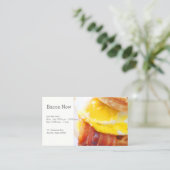 Speckwaffelsandwich Visitenkarte (Stehend Vorderseite)