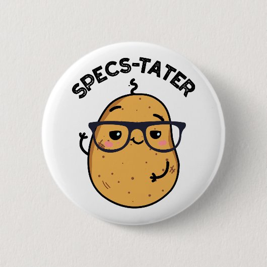 Specs tater Funny Picknick Button (Vorderseite)