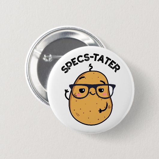 Specs tater Funny Picknick Button (Vorne & Hinten)