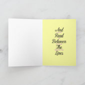 SPECTACLES Vatertagskarte Karte (Innenseite)