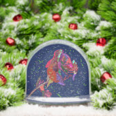 Spectacular Colors Floral Snow Globe Schneekugeln (Weihnachten)