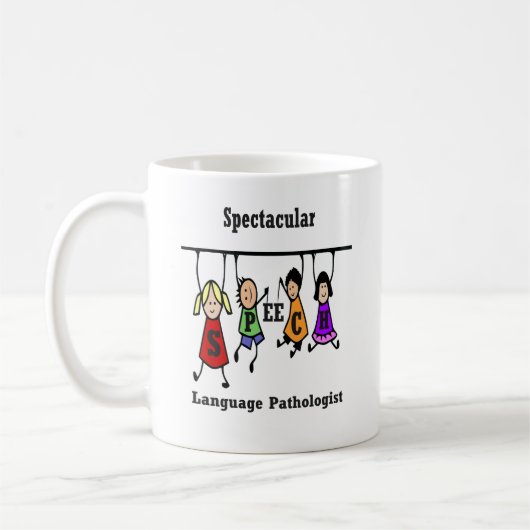 Spectacular Speech Language Pathologe Kids Kaffeetasse (Links)