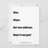 "Spectickles" - Humoristische Einladungen im Freie (Rückseite)