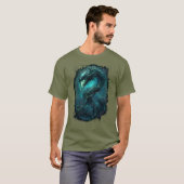 Spectral Coil Cyberpunk Serpent Dark Art T-Shirt (Vorne ganz)
