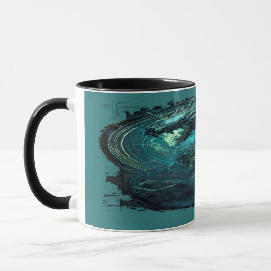 Spectral Coil Cyberpunk Serpent Dark Tasse (Links)