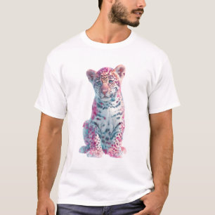 Spectraler Leopardwelfe Fine Art Druck T-Shirt