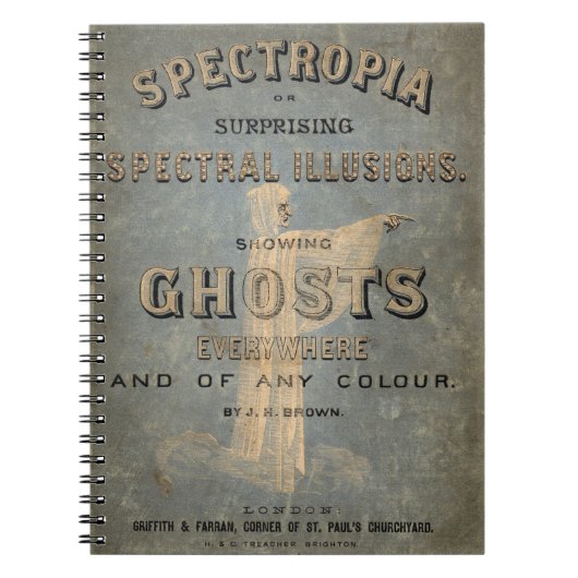 Spectropia - eine Studie der Geister - 1866 Notizblock (Vorderseite)