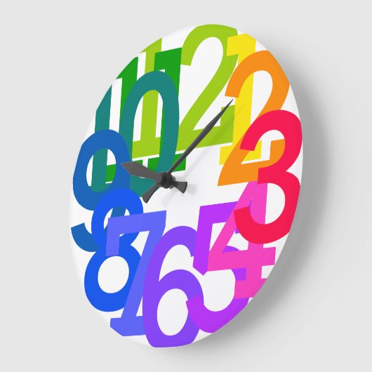 Spectrum Gothic-Schriftart Große Wanduhr (Winkel)