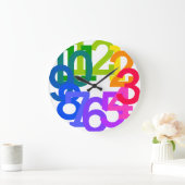 Spectrum Gothic-Schriftart Große Wanduhr (Zuhause)