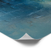 Spectrum Grove - Colorful Trees Reflected in Water Poster (Ecke)