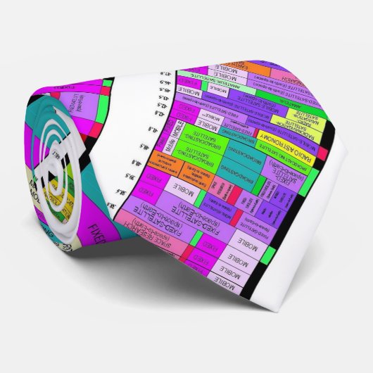 Spectrum Neck Tie Krawatte (Gerollt)