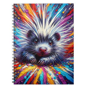 Spectrum Stacheln Stachelschwein Notizbuch Notizblock