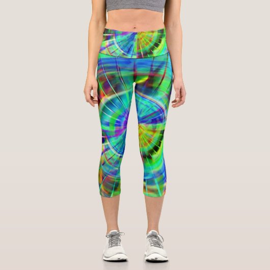 Spectrum Stride Hochwaisted Capris (Vorderseite)