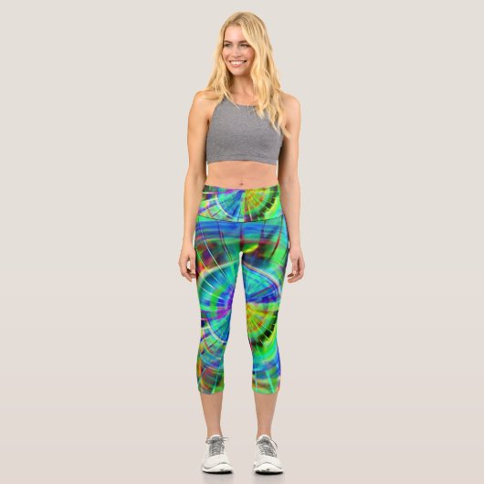 Spectrum Stride Hochwaisted Capris (Vorderseite)