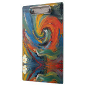 "Spectrum Swirl" Klemmbrett (Links)