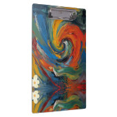 "Spectrum Swirl" Klemmbrett (Rechts)