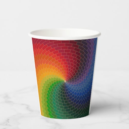 Spectrum wheel made of bricks pappbecher (Rückseite)