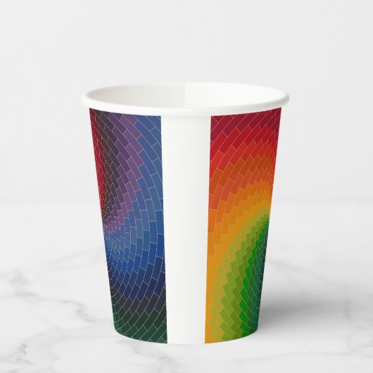 Spectrum wheel made of bricks pappbecher (Links)