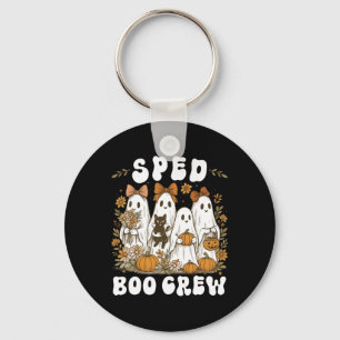 Sped Boo Crew Special Ed Teacher Team Preppy Hallo Schlüsselanhänger