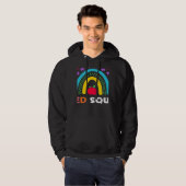 Sped Crew Rainbow Special Education Teacher Back T Hoodie (Vorne ganz)