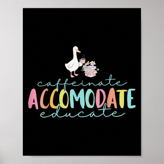 Sped Dream Team Teachers Funny Special Bildung S Poster (Vorne)