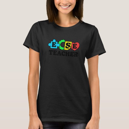 SPED ECSE Teacher Early Childhood Special Educatio T-Shirt (Vorderseite)