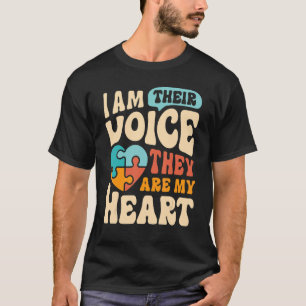 SPED Lehrer Ich bin ihre Stimme, sie sind mein Her T-Shirt