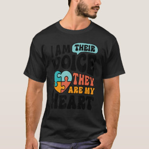 SPED Lehrer Ich bin ihre Stimme, sie sind mein Her T-Shirt
